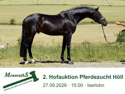 MennrathS - 2. Hofauktion der Pferdezucht Höll, 27 september 2026, Iserlohn