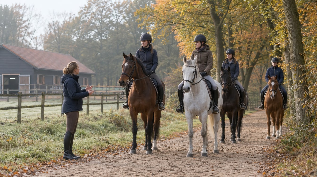 Polisvoorwaarden buitenritten manege: zo controleert u ze