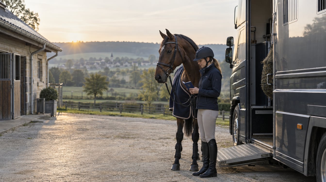 Déplacer un cheval depuis le Luxembourg : préparer un dossier qui voyage