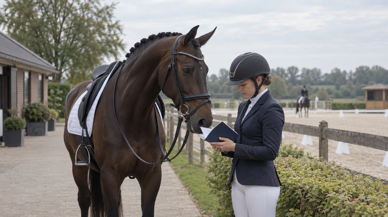 Uw eerste KNHS-wedstrijd: startpas en paard goed voorbereiden
