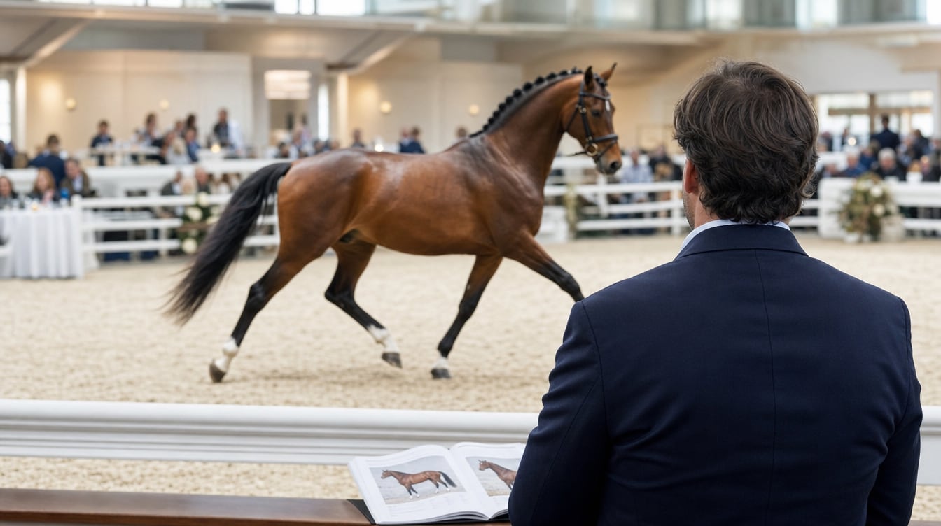 Internationaal bieden op een sportpaardenveiling: hoe bepaalt u uw grens vóór de veiling?