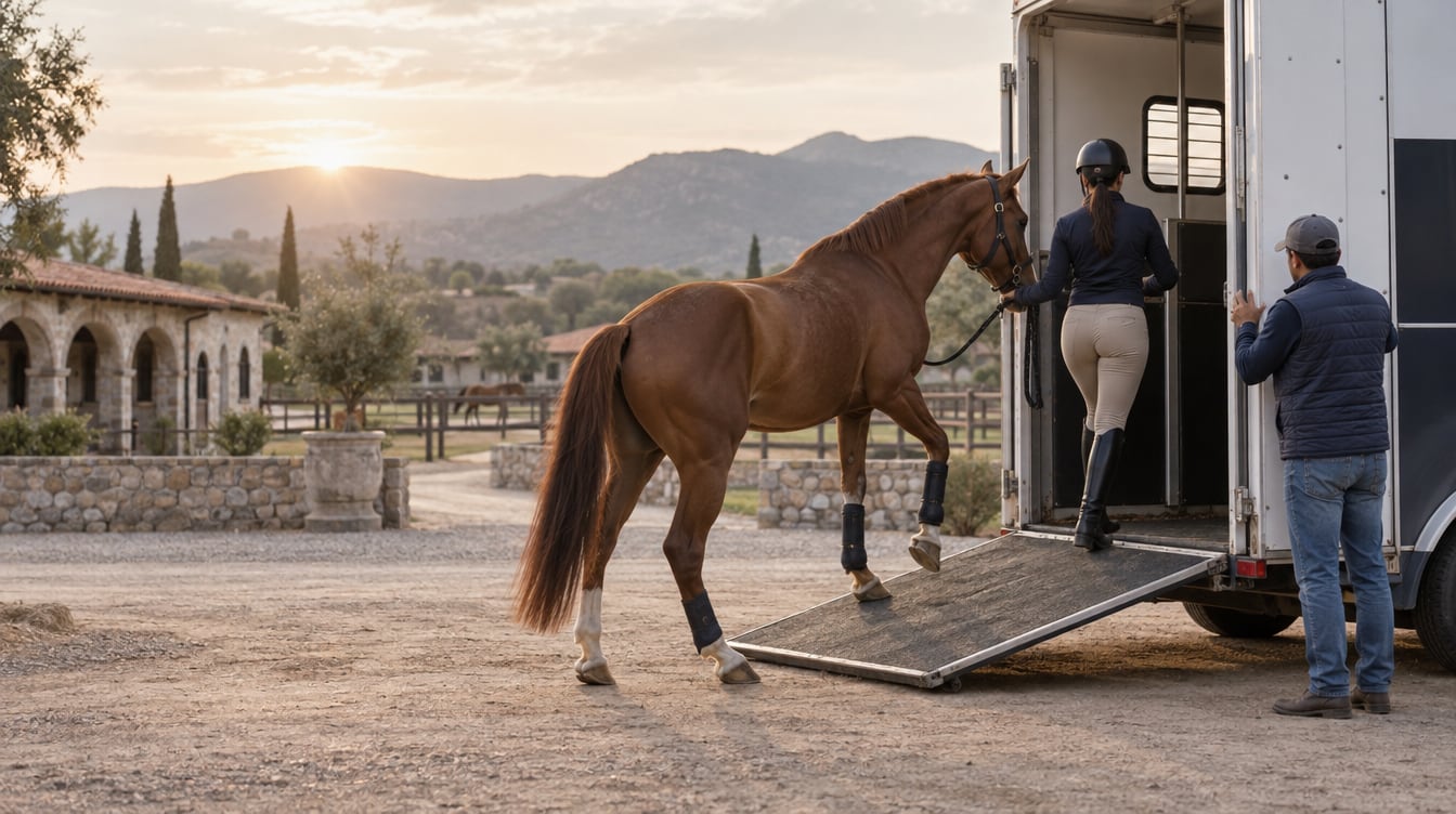 Traslado de caballos deportivos en México: documentos antes del viaje