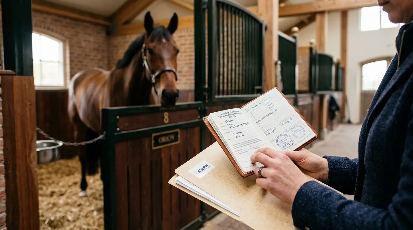 وثائق شراء وبيع الخيل: جواز السفر، الشريحة الإلكترونية، والتسجيل (2026)