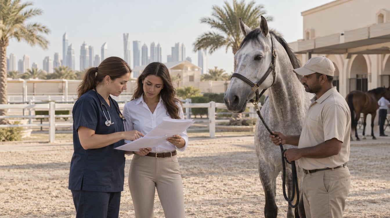 كيف يجري التحضير من أجل التقييم البيطري في قطر؟