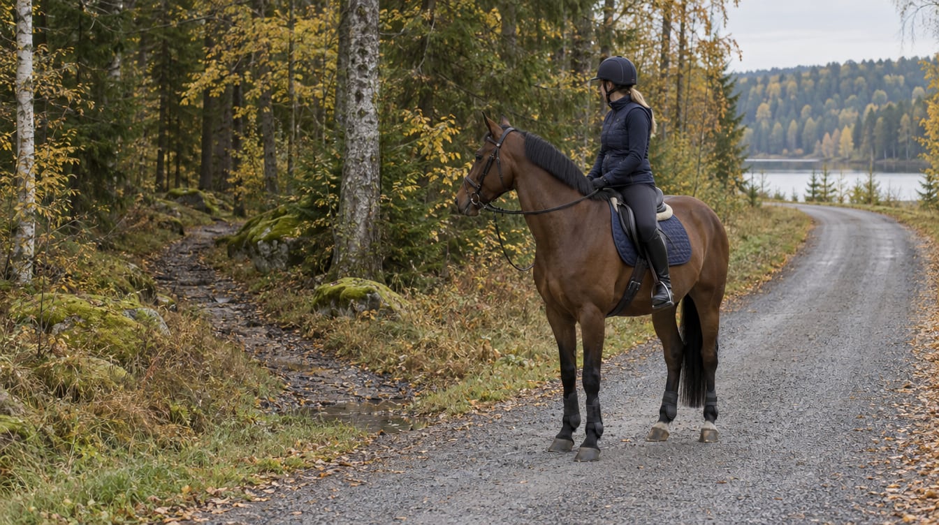 Ridning och allemansrätt: var kan du rida i höst?