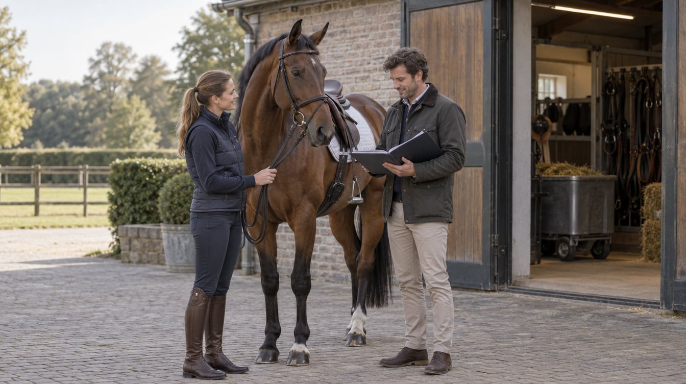 Handing over a sport horse after sale: what routine do you pass on?