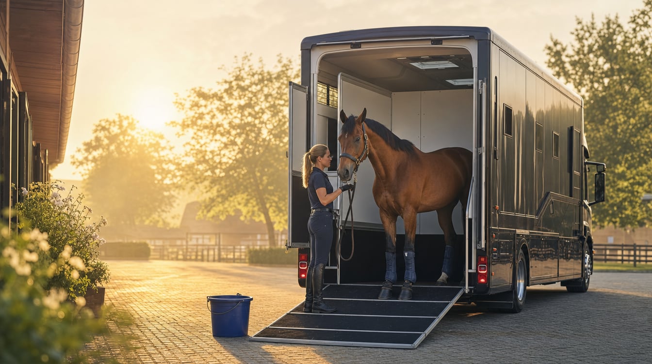 Transport de chevaux de sport par forte chaleur : comment planifier un trajet international en toute sécurité ?