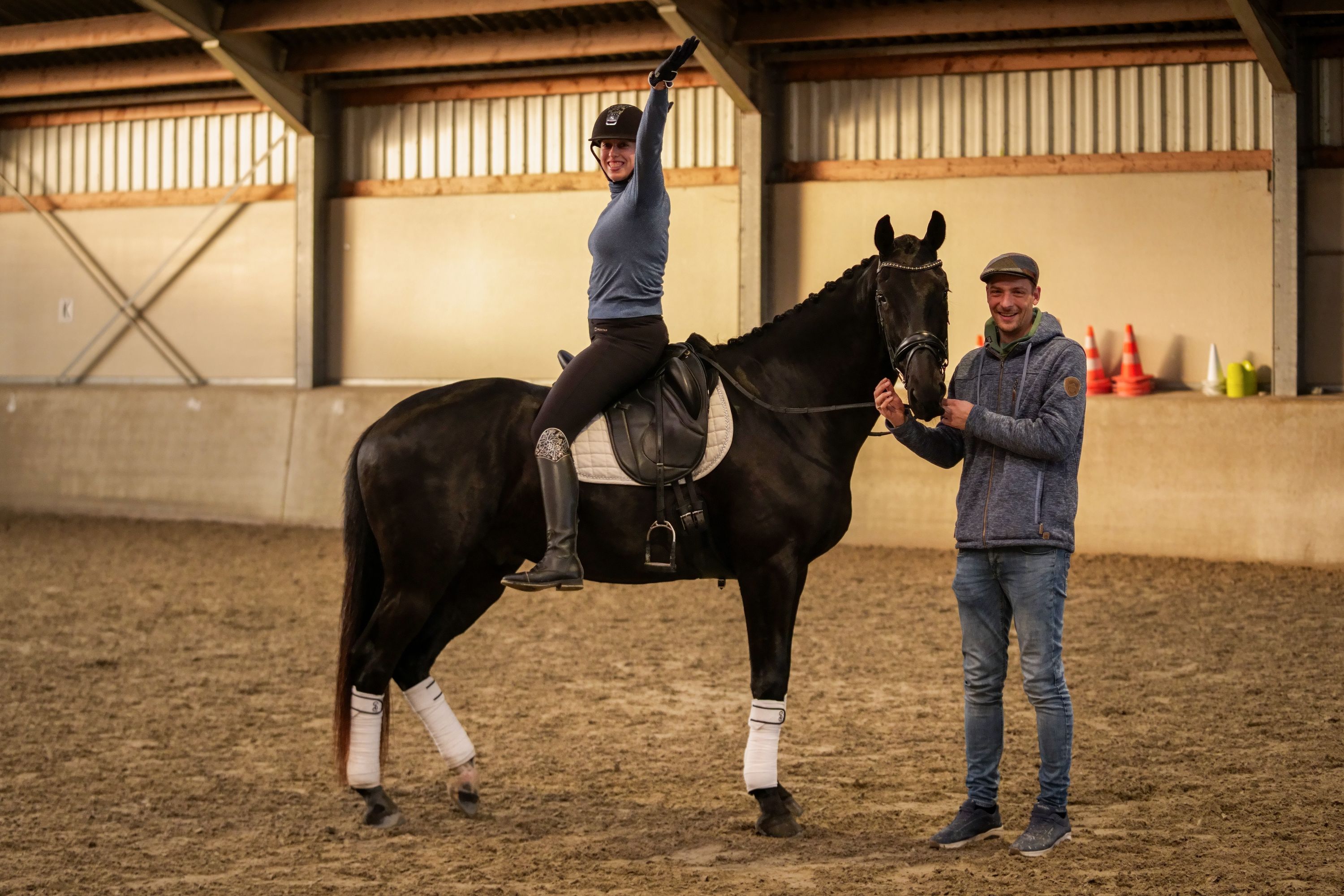 kwpn dressuurpaard ruin 4 ani zwart de vânzare - Foto 5