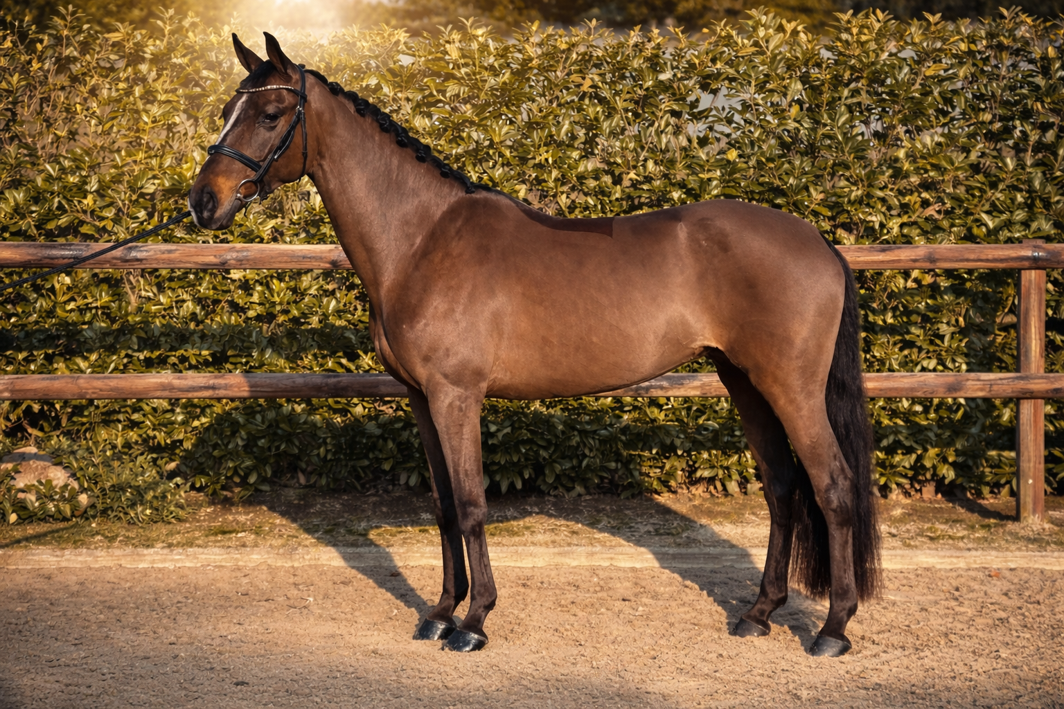 kwpn springpaard merrie 8 years old donkerbruin for sale - Photo 2