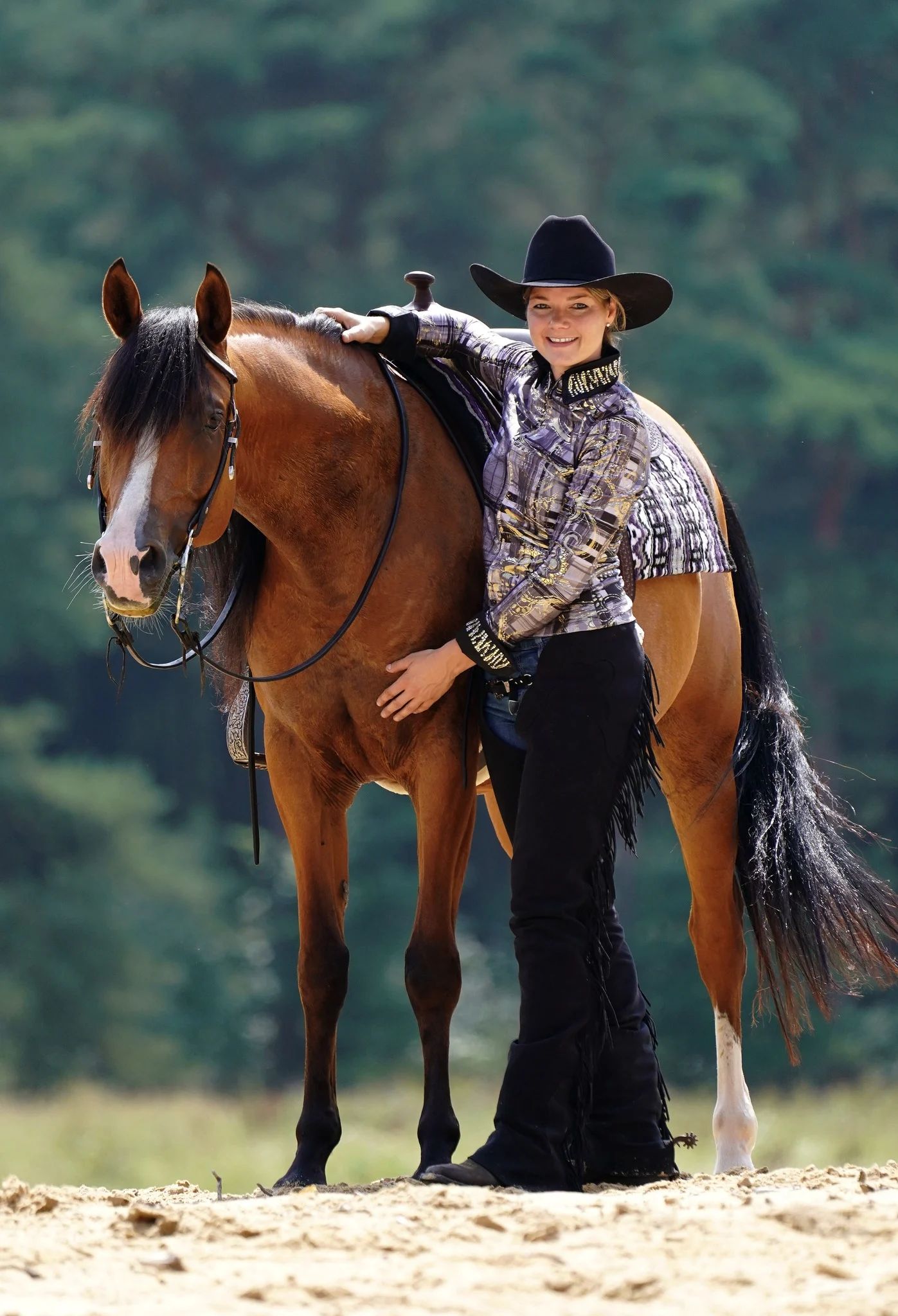 arabier western-paard ruin 9 jaar bruin te koop - Foto 5