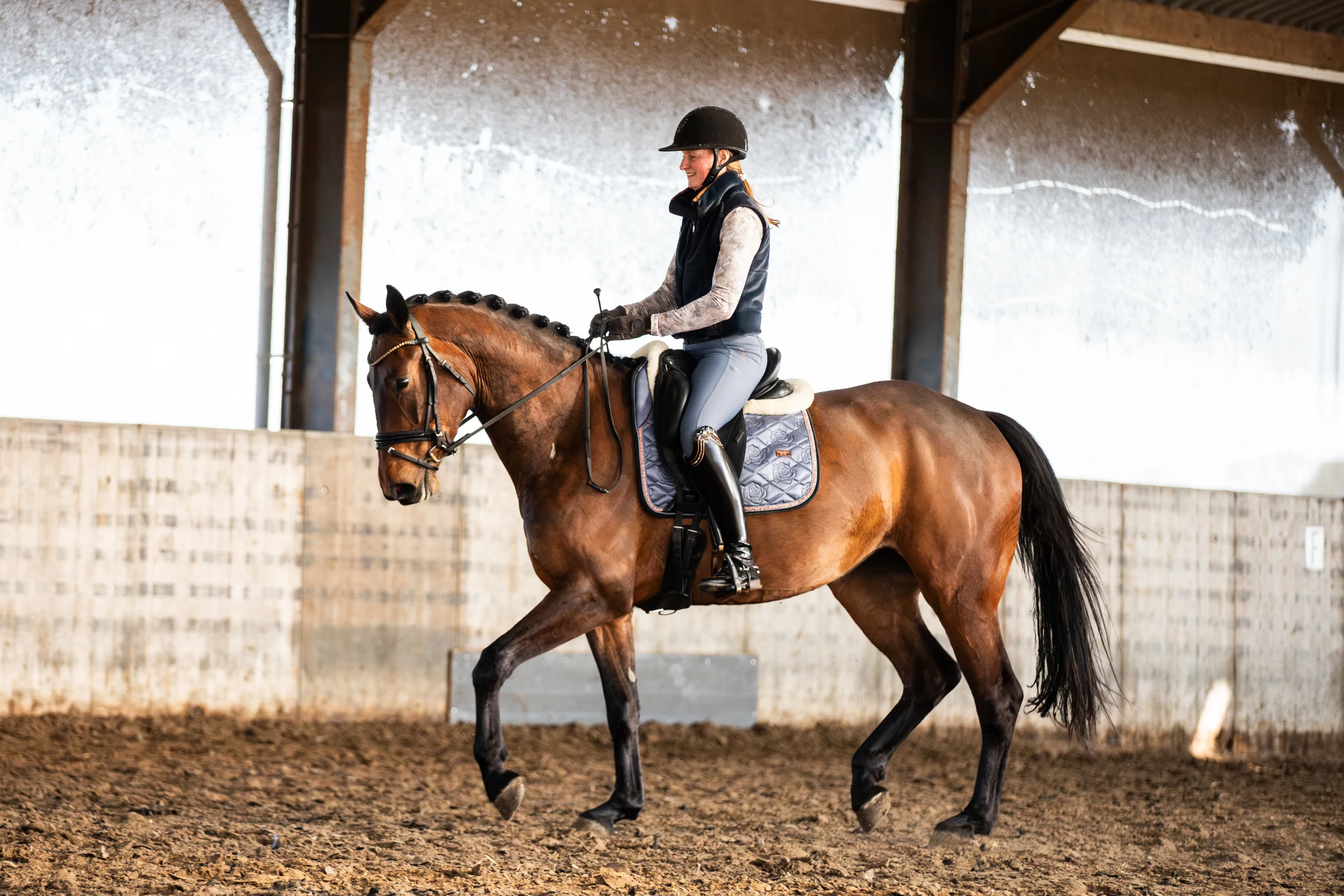 kwpn dressuurpaard merrie 4 años bruin en venta - Foto 2