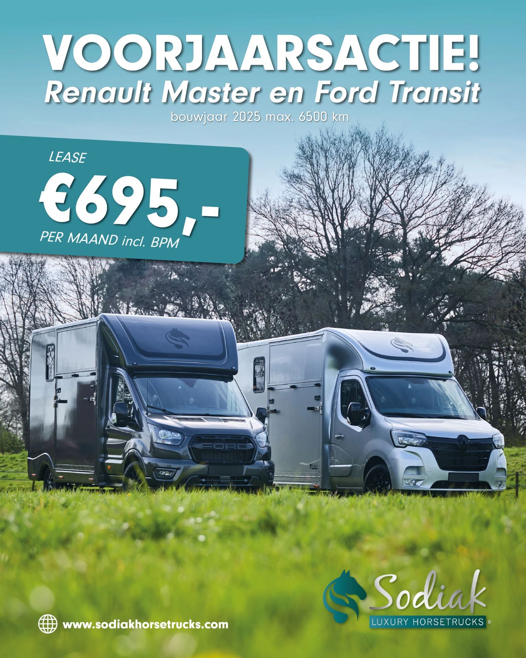 Renault Master Sodiak Nubia Stallion version 2025 6,500km from € 695 per month