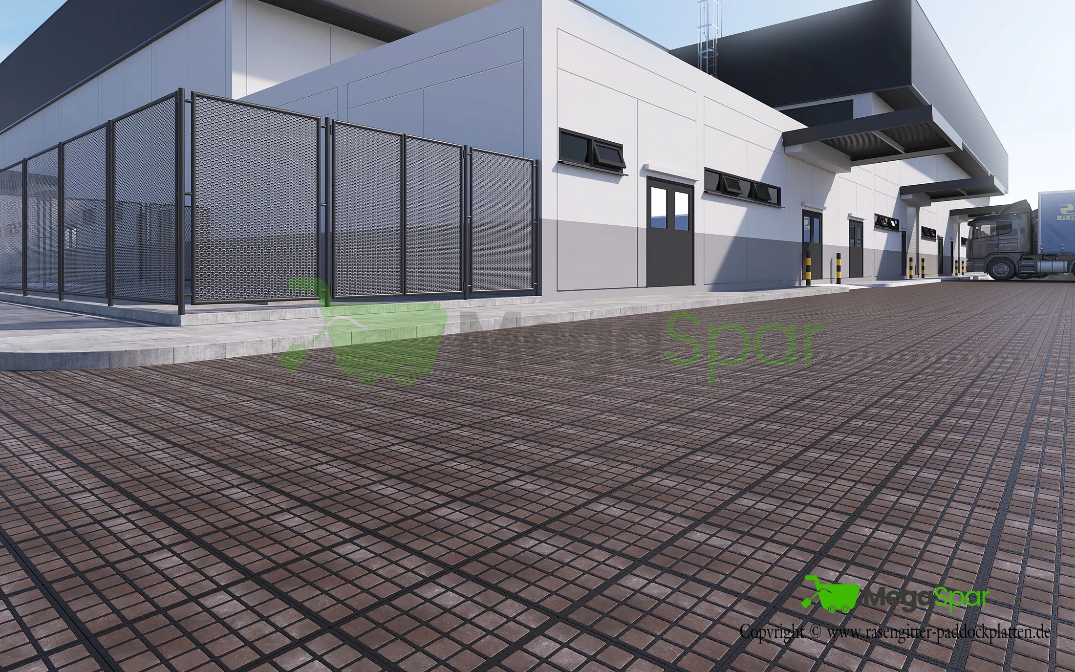 Plastic Grass Pavers - Heavy-Duty Paddock Panels Verdura Core Heavy-Duty Mats - Photo 4