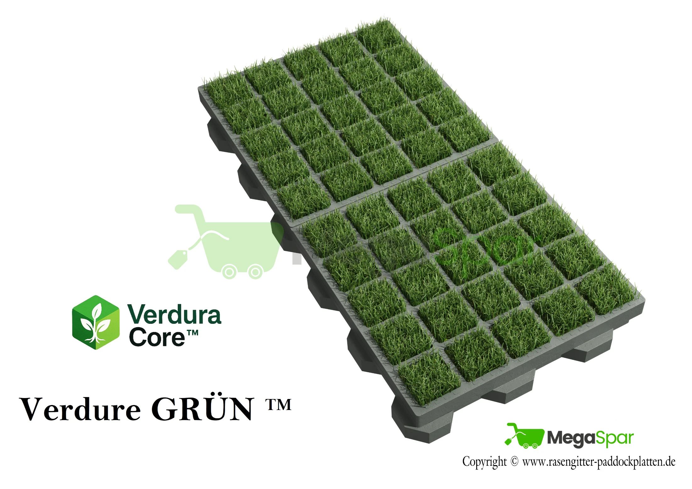 Plastic Grass Pavers - Heavy-Duty Paddock Panels Verdura Core Heavy-Duty Mats - Photo 6
