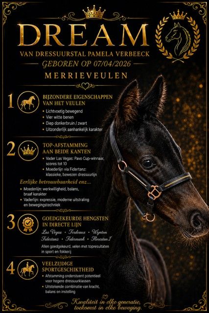 bwp dressuurpaard merrie 0 Jahre alt donkerbruin zu verkaufen - Foto 4