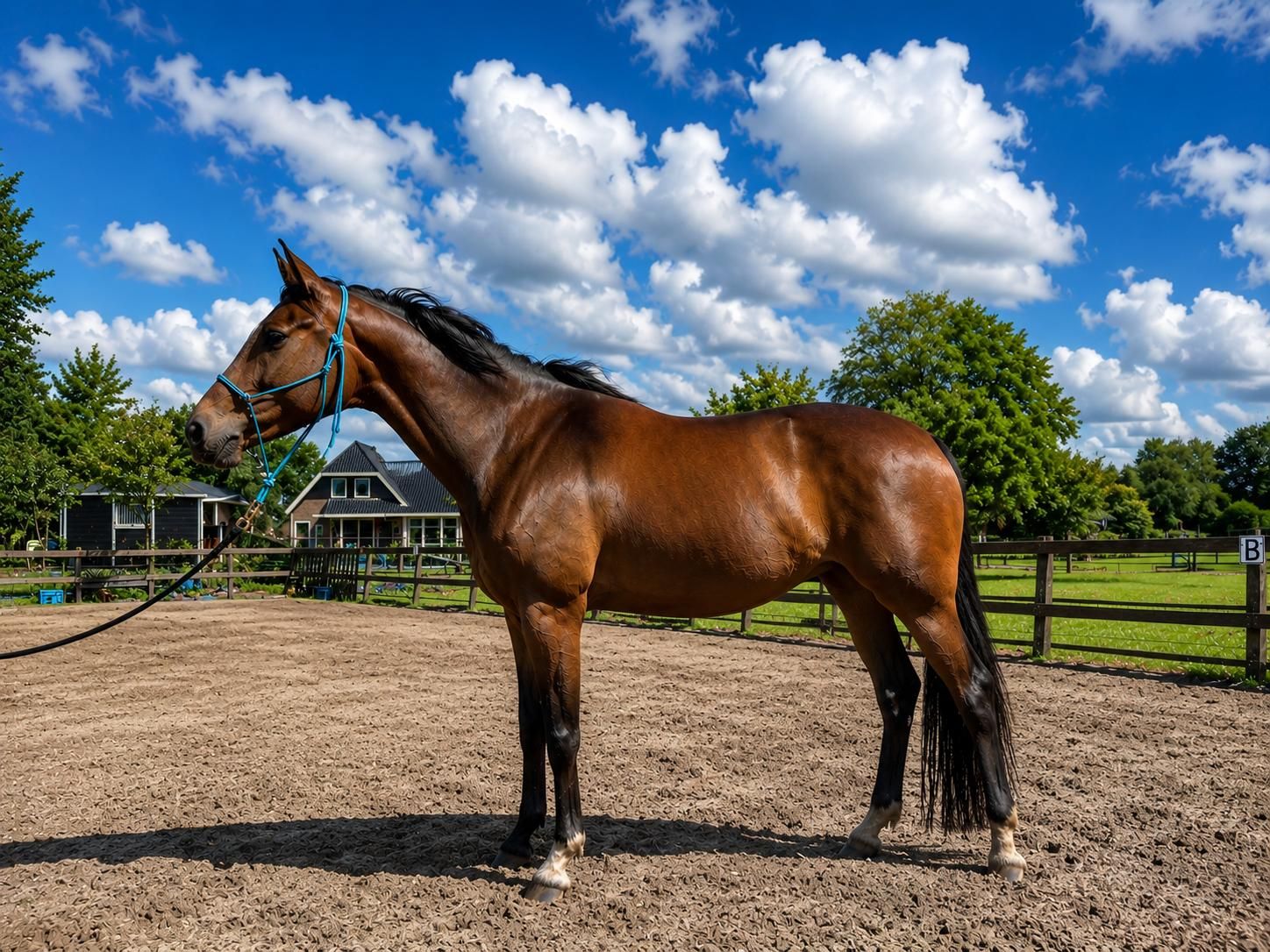 kwpn dressuurpaard merrie 8 years old donkerbruin for sale - Photo 3