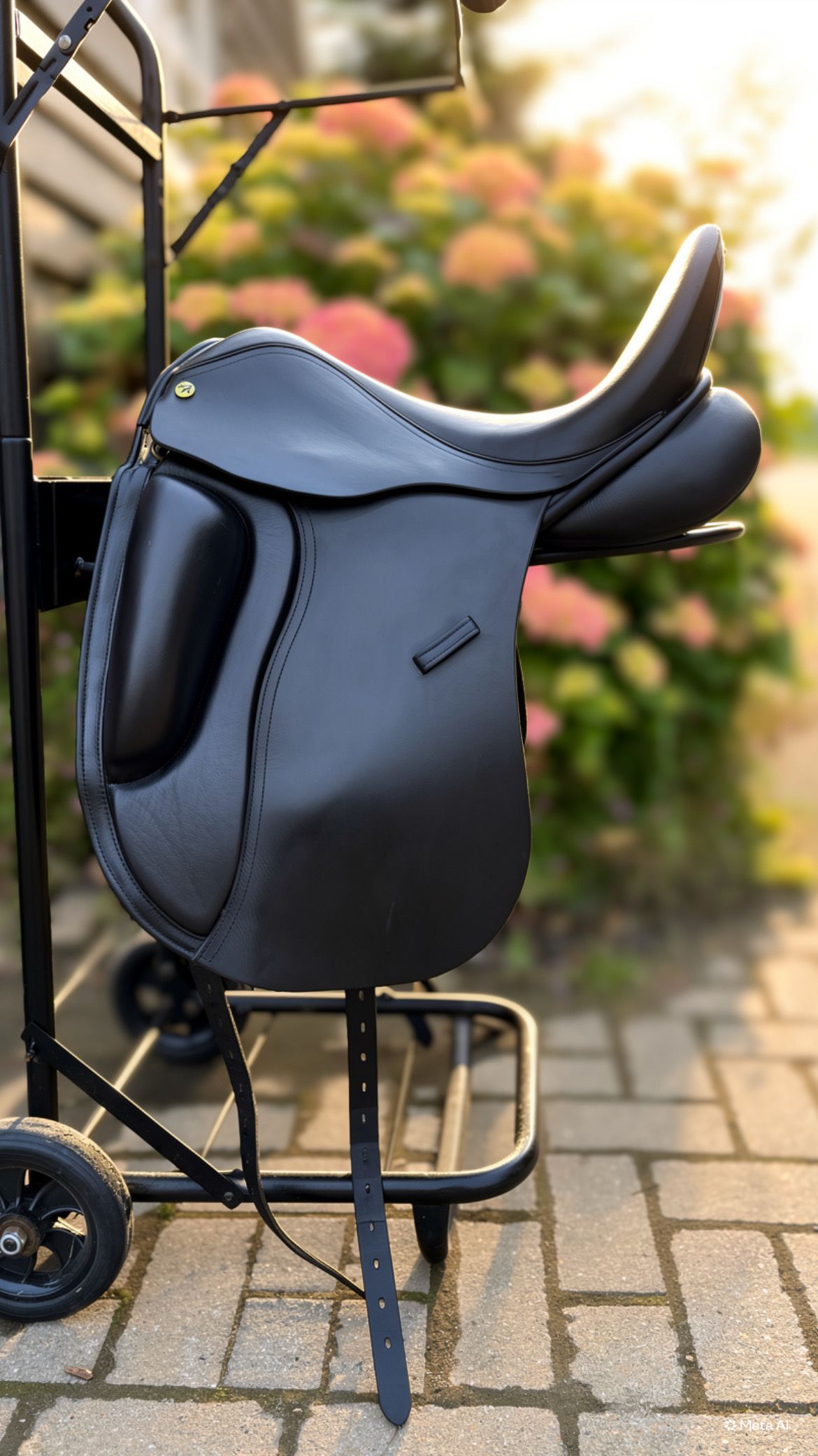 Beautiful Dressage saddle Anatomica L- Line Cygnus Short Roll 17.5” - Photo 3