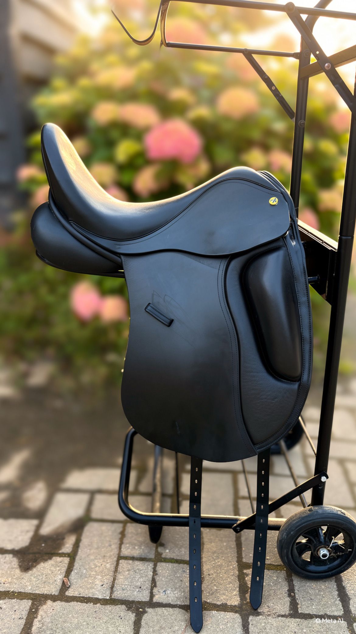 Beautiful Dressage saddle Anatomica L- Line Cygnus Short Roll 17.5” - Photo 5