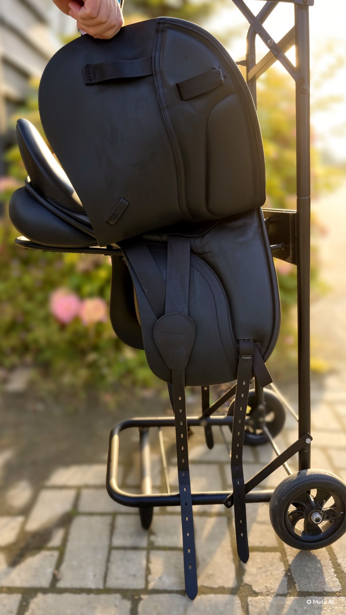 Beautiful Dressage saddle Anatomica L- Line Cygnus Short Roll 17.5” - Photo 6
