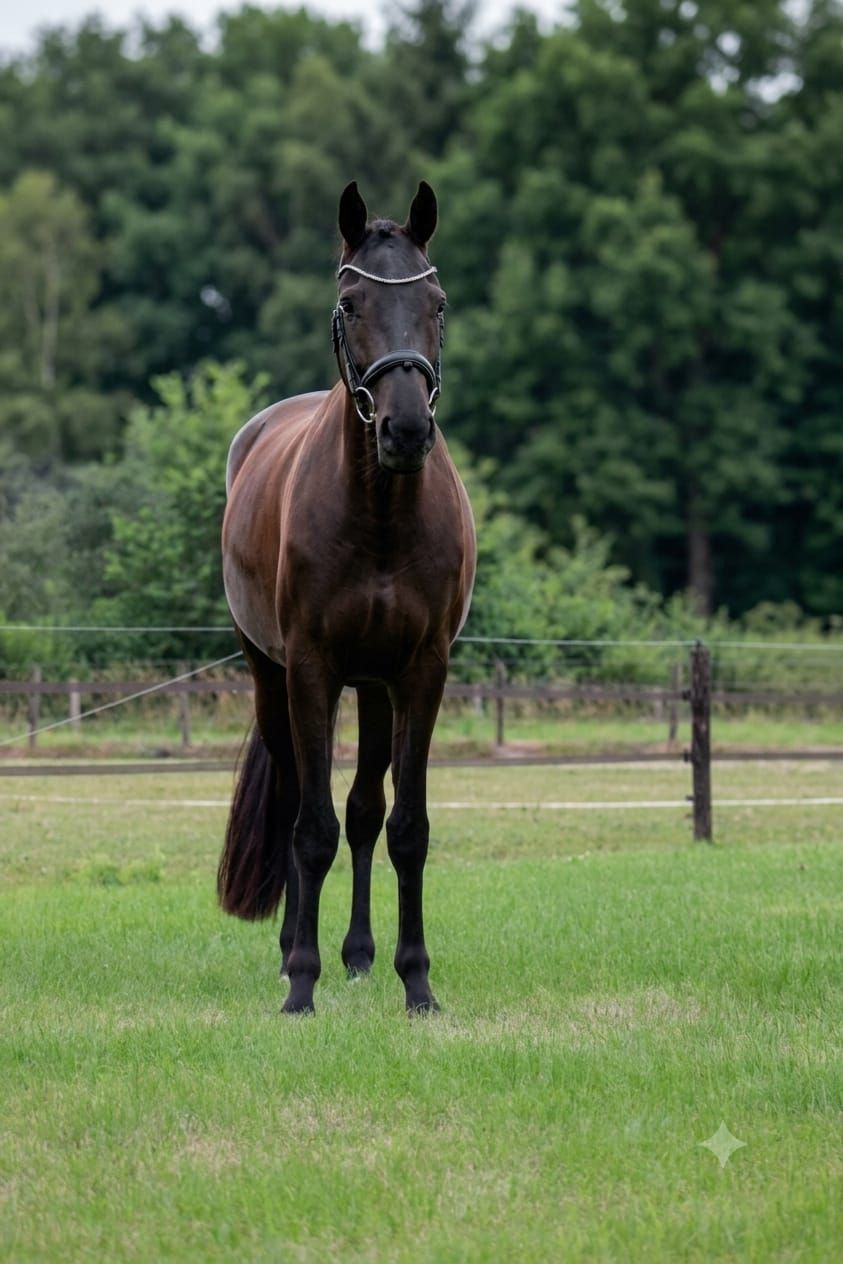 kwpn dressuurpaard merrie 4 years old zwart for sale - Photo 2