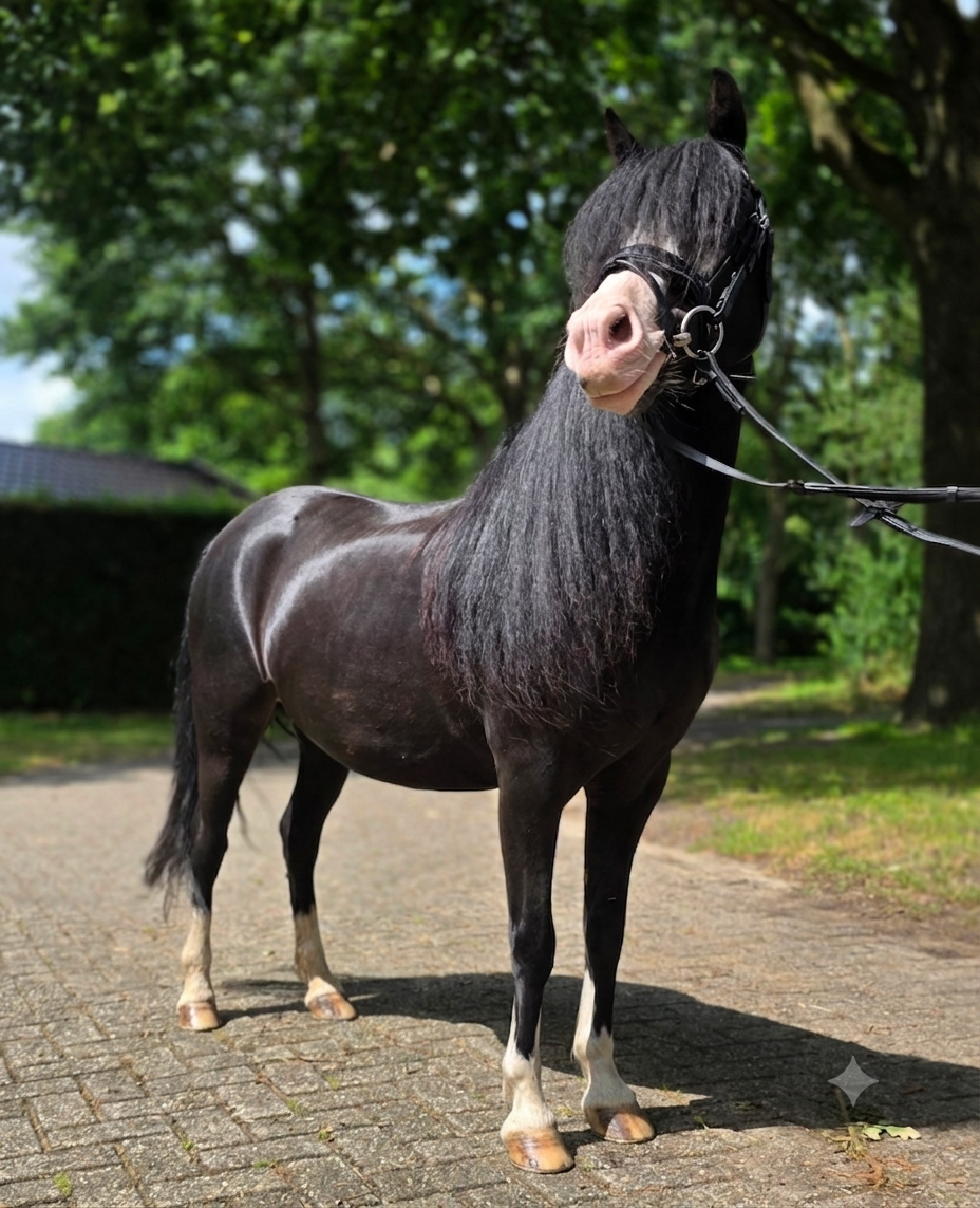 allround-pony merrie 5 jaar zwart te koop - Foto 6