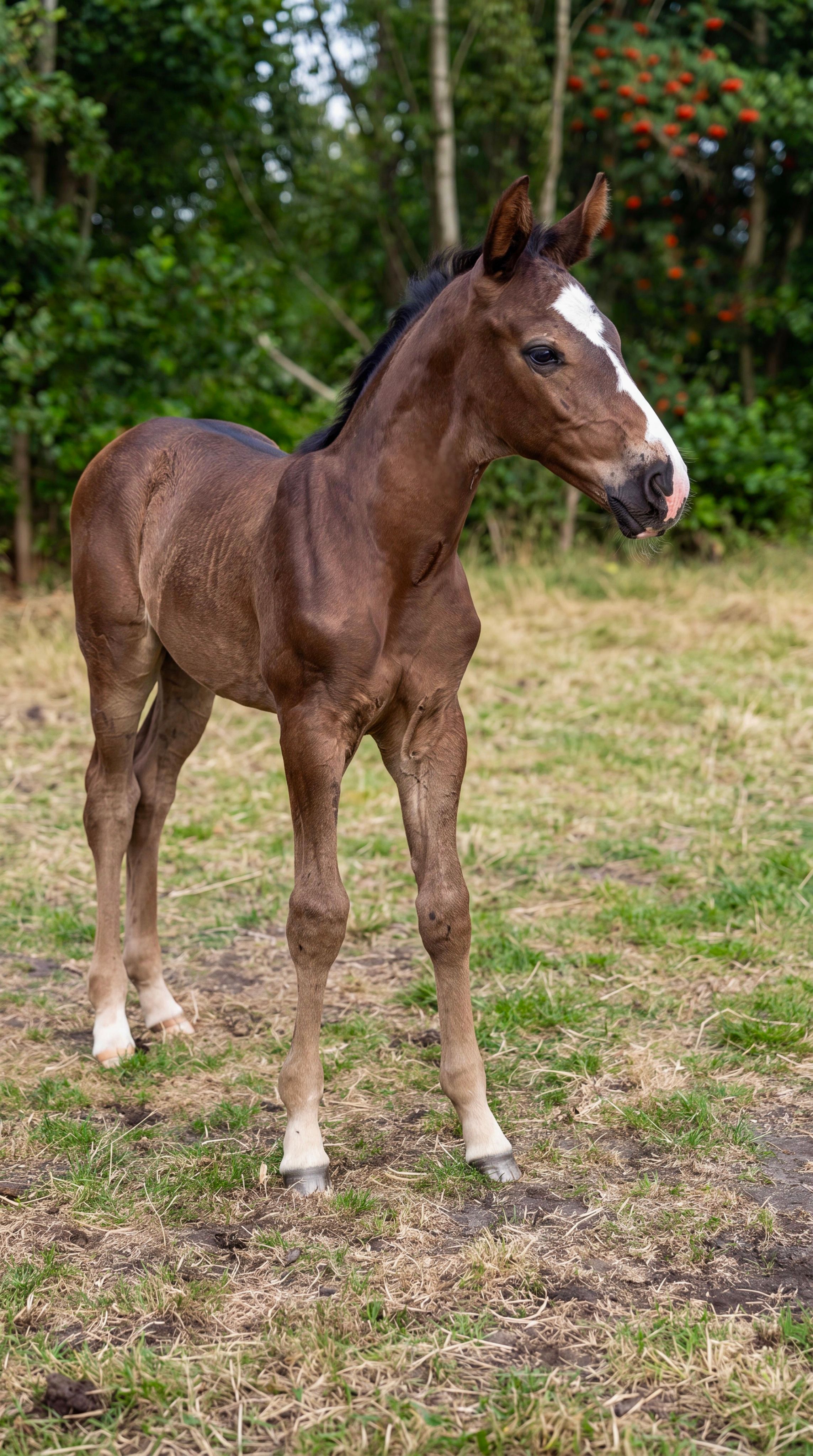 kwpn dressuurpaard hengst 0 jaar zwart te koop - Foto 3