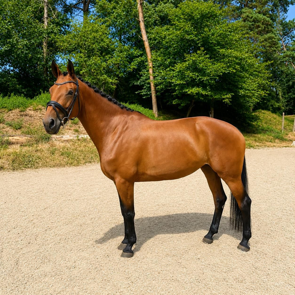 kwpn springpaard merrie 7 years old bruin for sale - Photo 2