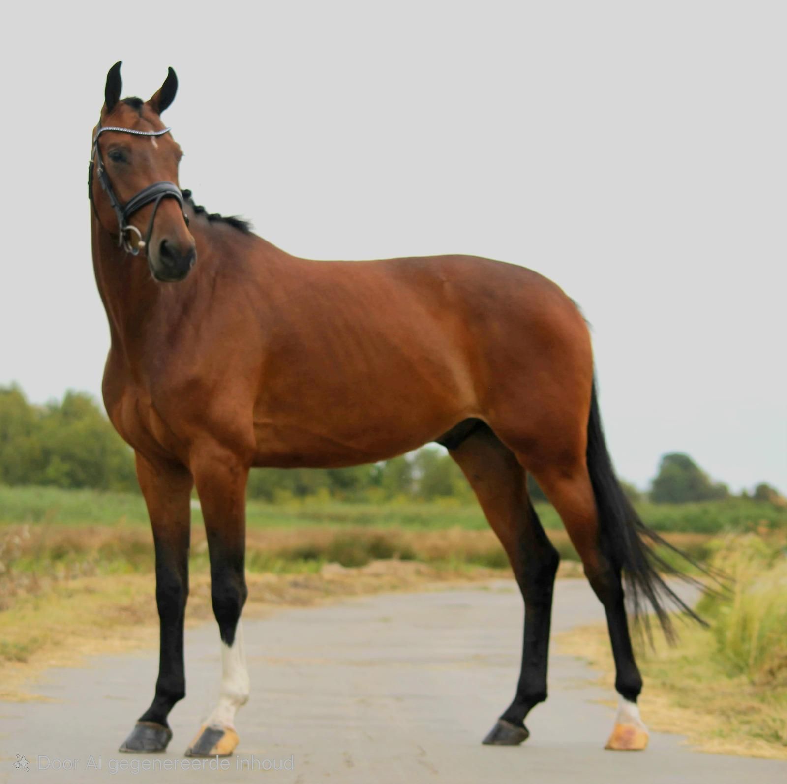 kwpn dressuurpaard ruin 5 years old bruin for sale - Photo 2