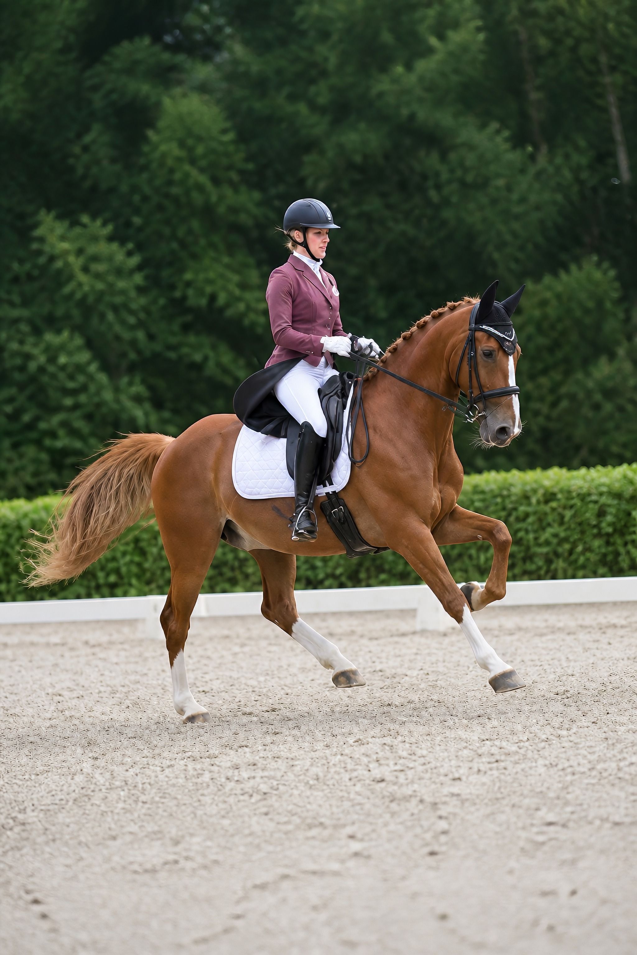 kwpn dressuurpaard ruin 9 Jahre alt vos zu verkaufen - Foto 3