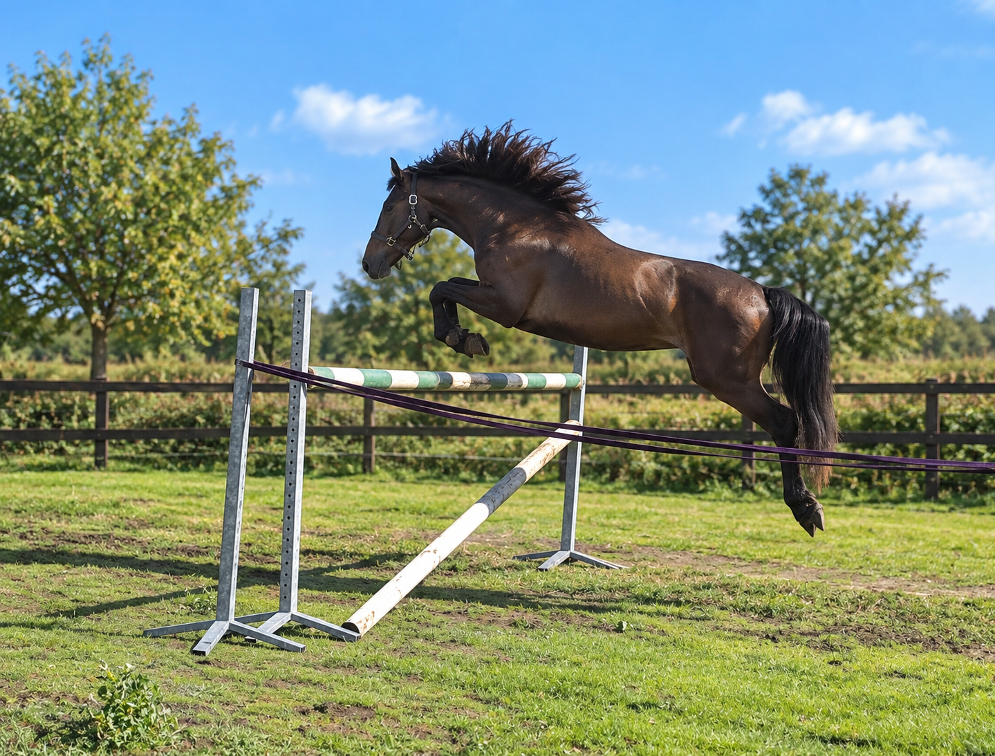 zangersheide springpaard ruin 2 år donkerbruin till salu - Foto 4