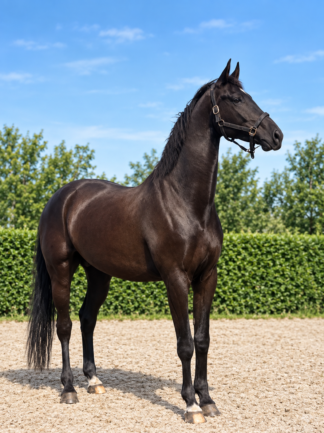 kwpn dressuurpaard ruin 4 years old zwart for sale - Photo 2
