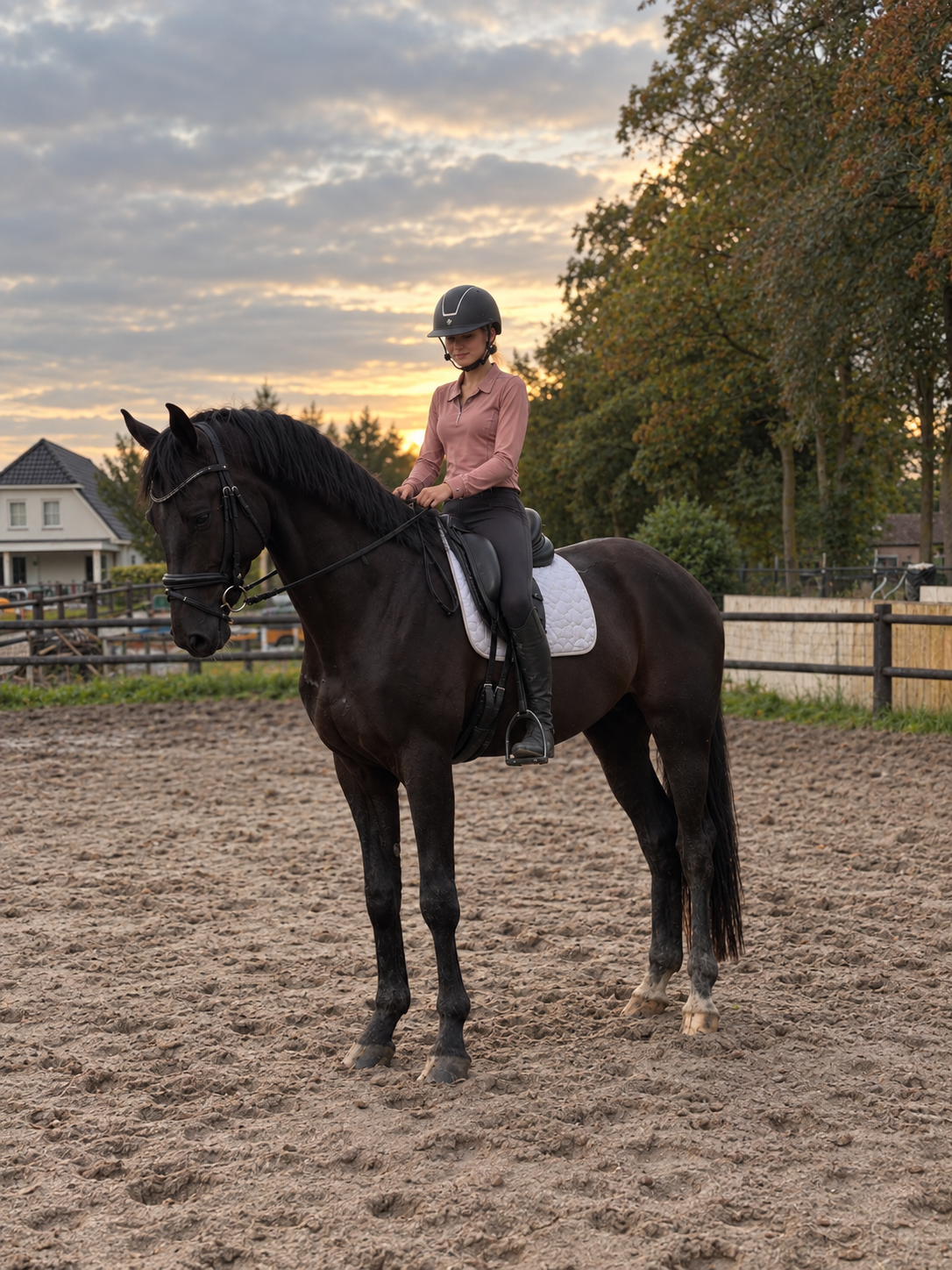 KWPN dressuurpaard Ruin 3 ani Zwart de vânzare - Foto 2