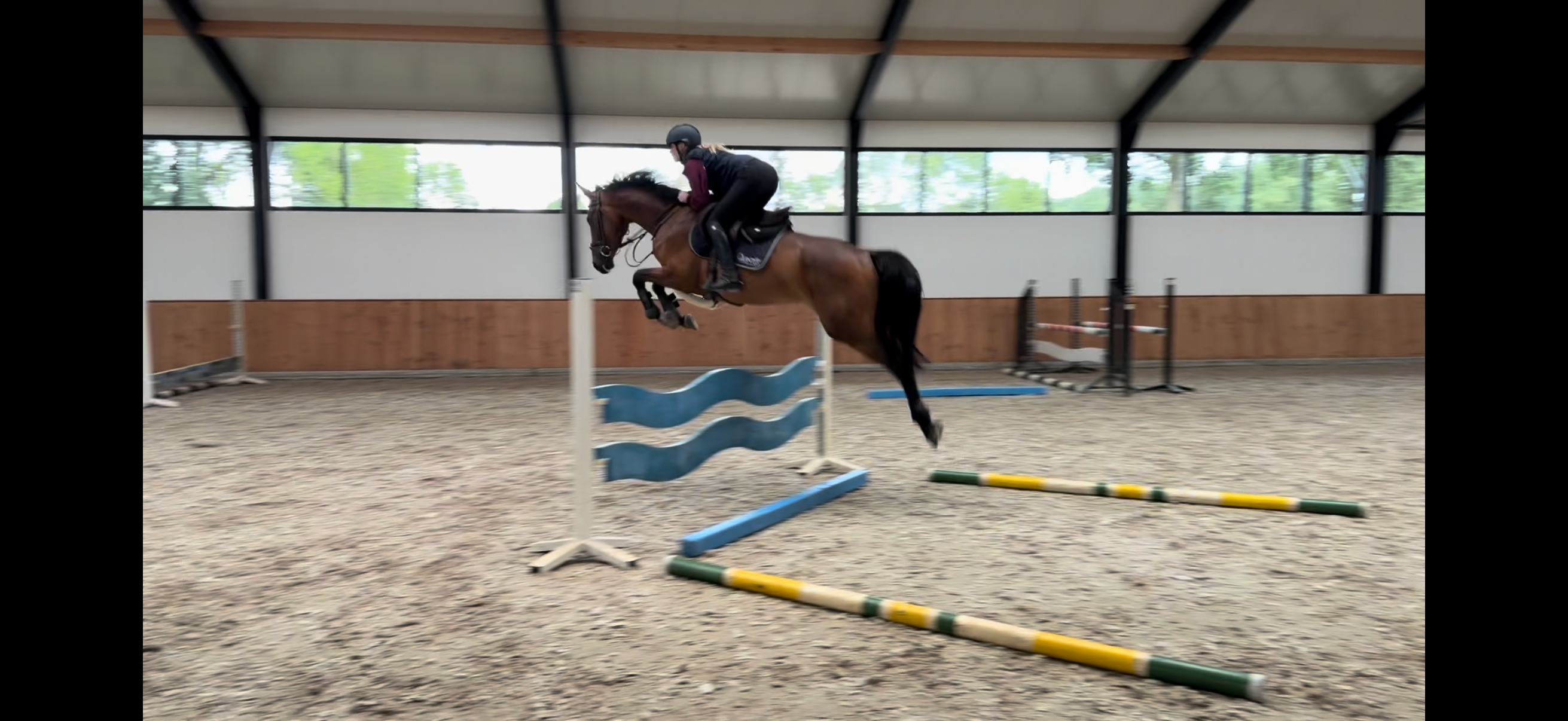 Talento de salto de 4 anos