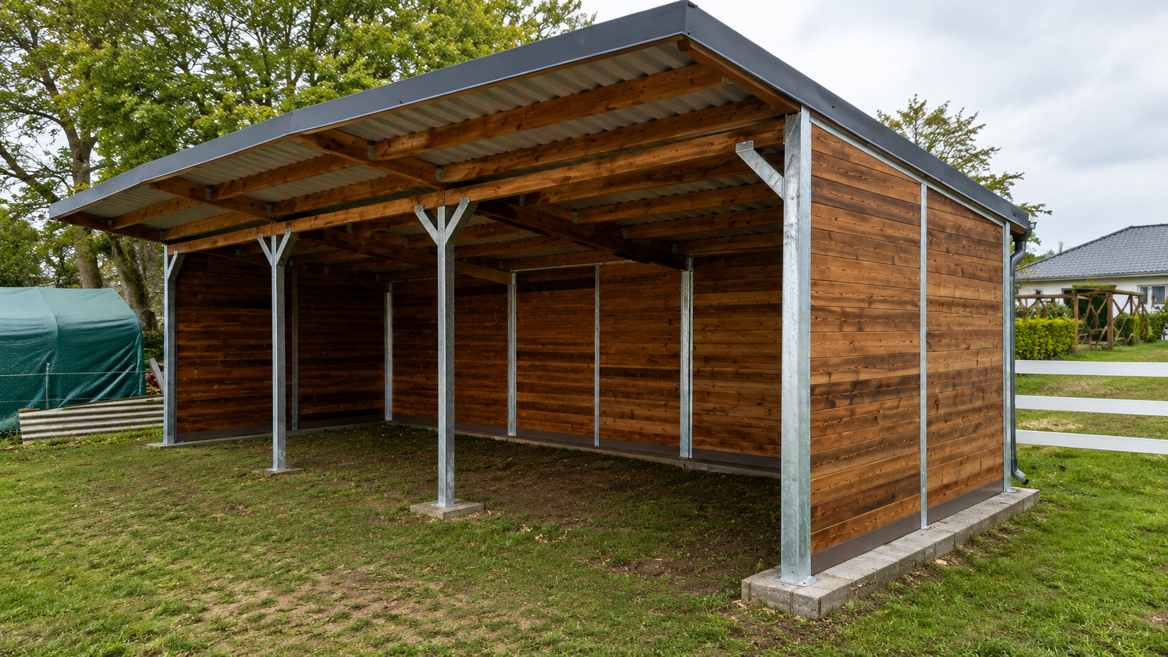Field Shelter Horses | Open Stable & Shelter - Buy Horse Shelter - Photo 2