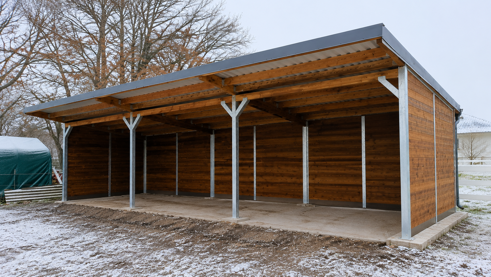 Field Shelter Horses | Open Stable & Shelter - Buy Horse Shelter - Photo 3