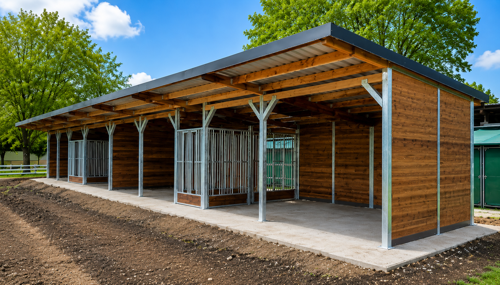 Field Shelter Horses | Open Stable & Shelter - Buy Horse Shelter - Photo 4