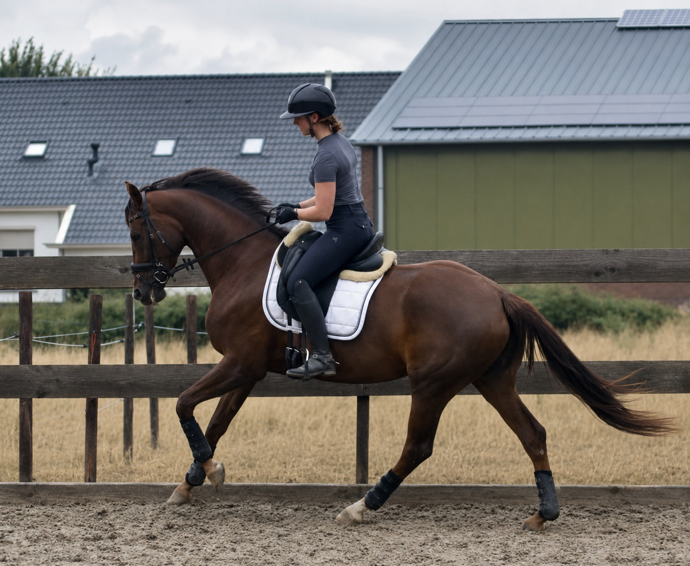 kwpn allrounder merrie 3 años bruin en venta - Foto 4