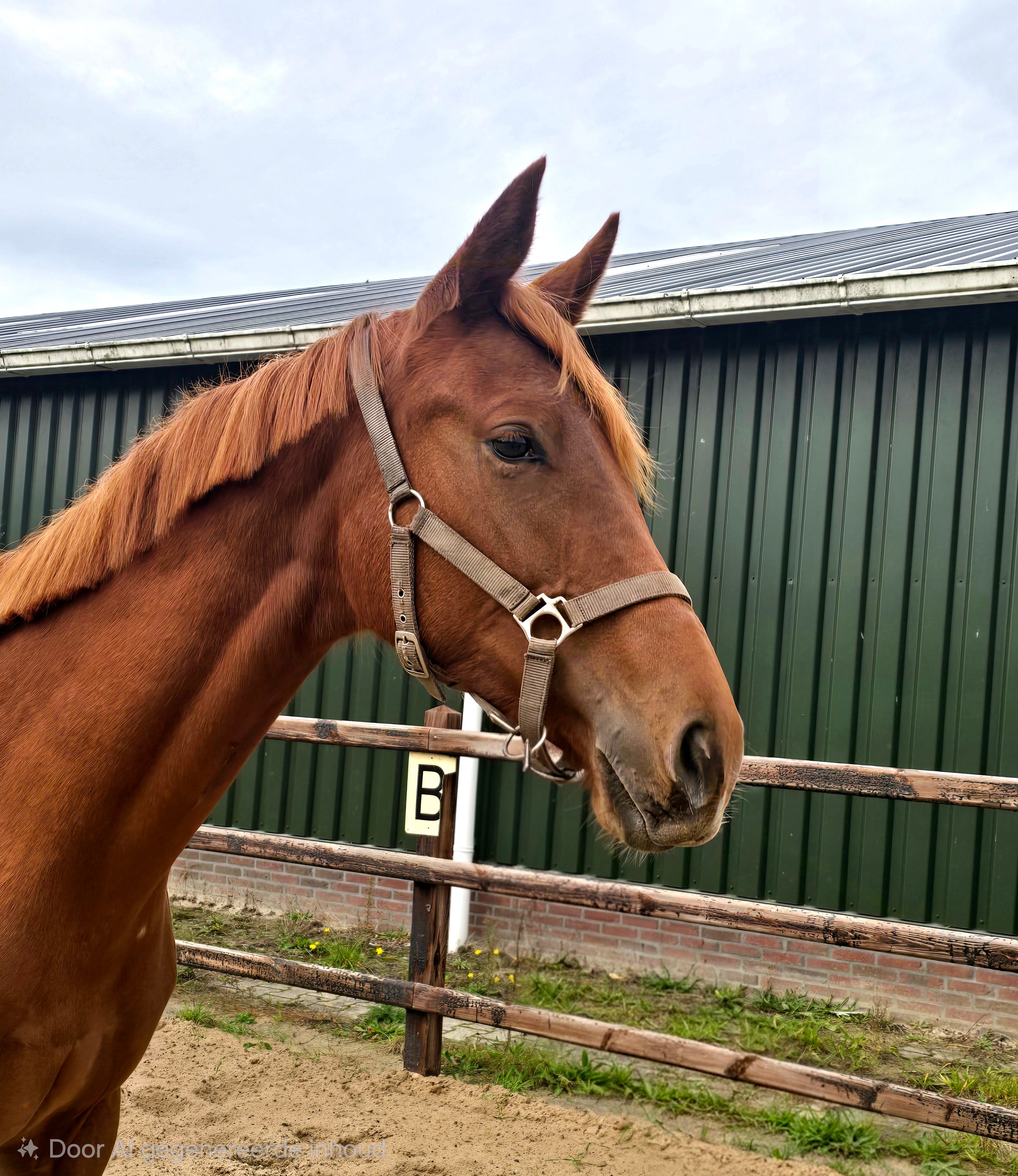 kwpn dressuurpaard merrie 1 ans vos à vendre - Photo principale