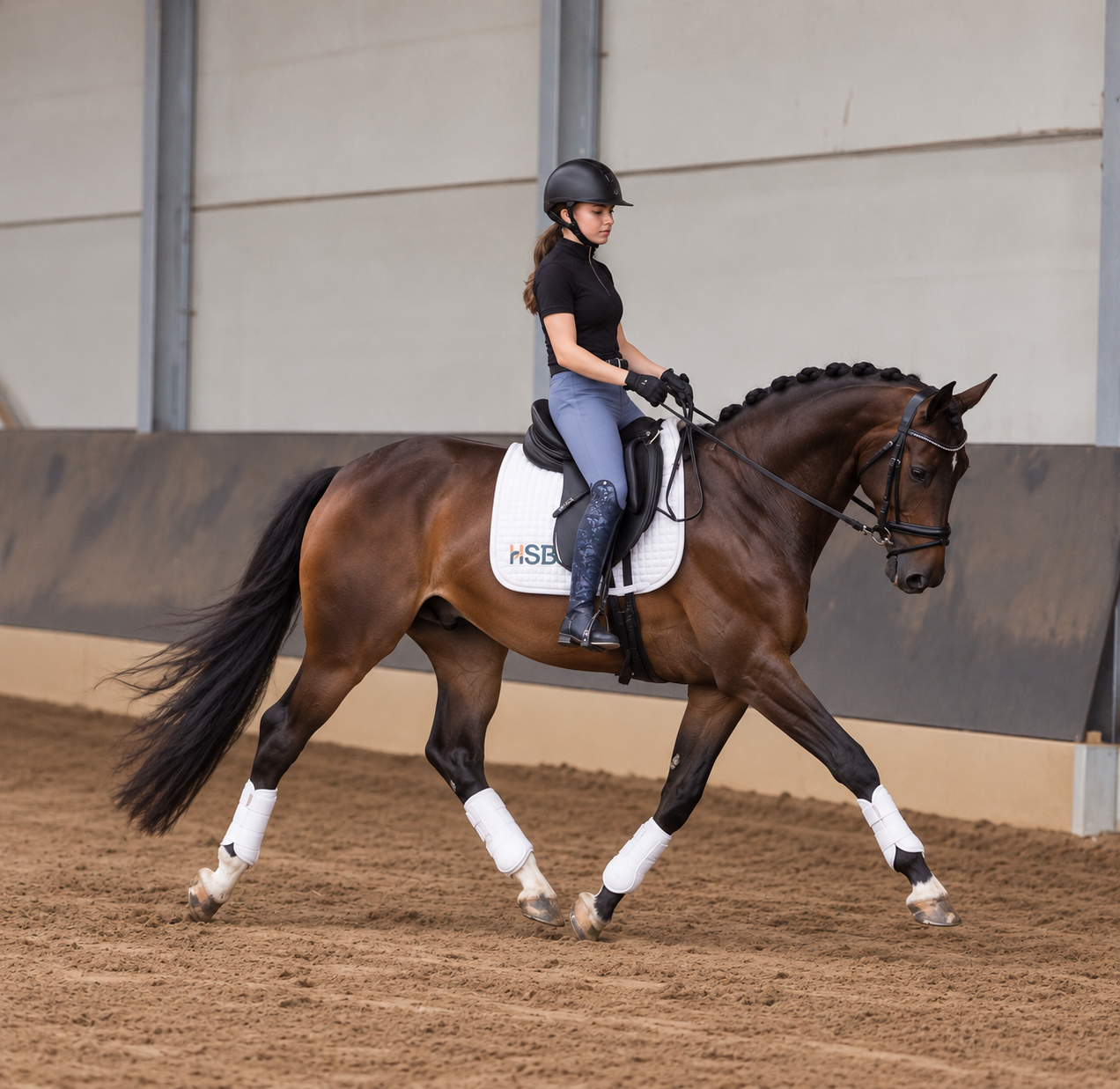 Usain – Elegant & Talented Dressage Prospect | 6 yrs | Just Wimphof × Jazz line