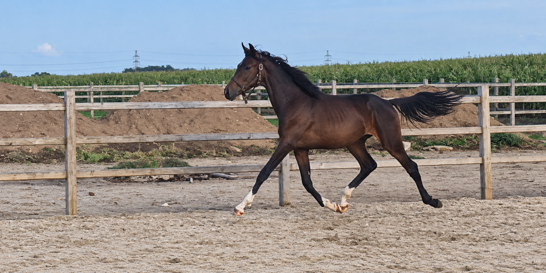 kwpn dressuurpaard hengst 1 سنوات donkerbruin للبيع - صورة 3