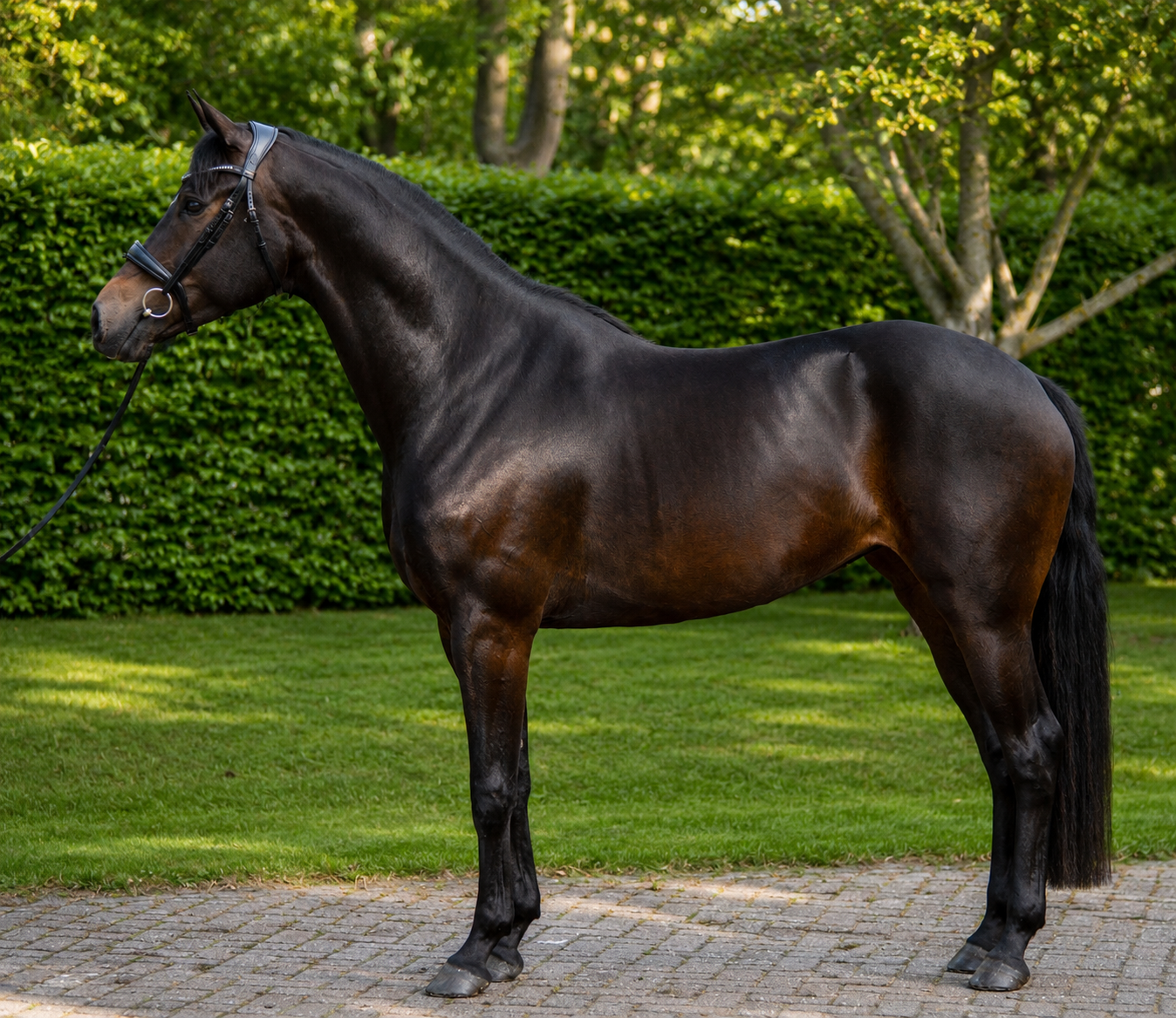 kwpn allrounder merrie 7 jaar donkerbruin te koop - Foto 3