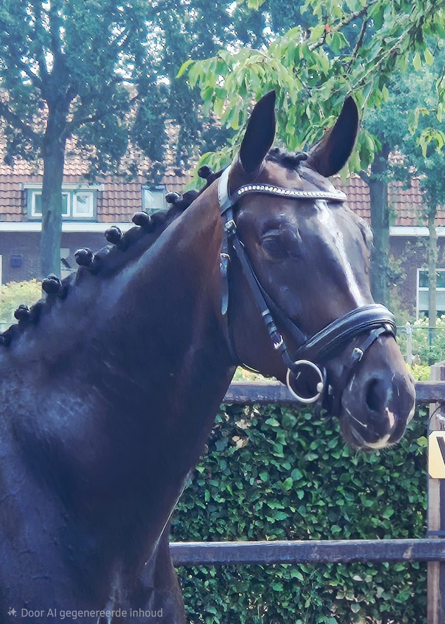 kwpn dressuurpaard ruin 4 anos zwart à venda - Foto 4