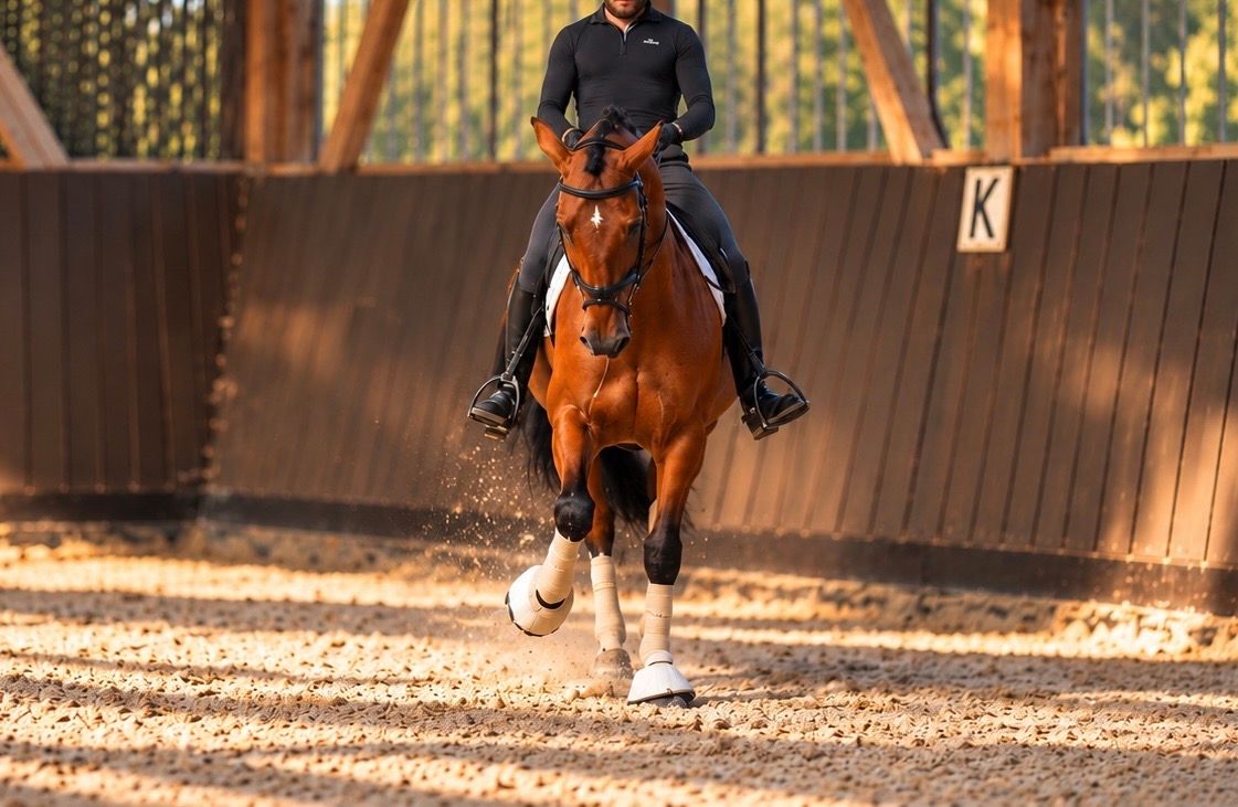 andalusie dressuurpaard ruin 8 years old bruin for sale - Photo 4
