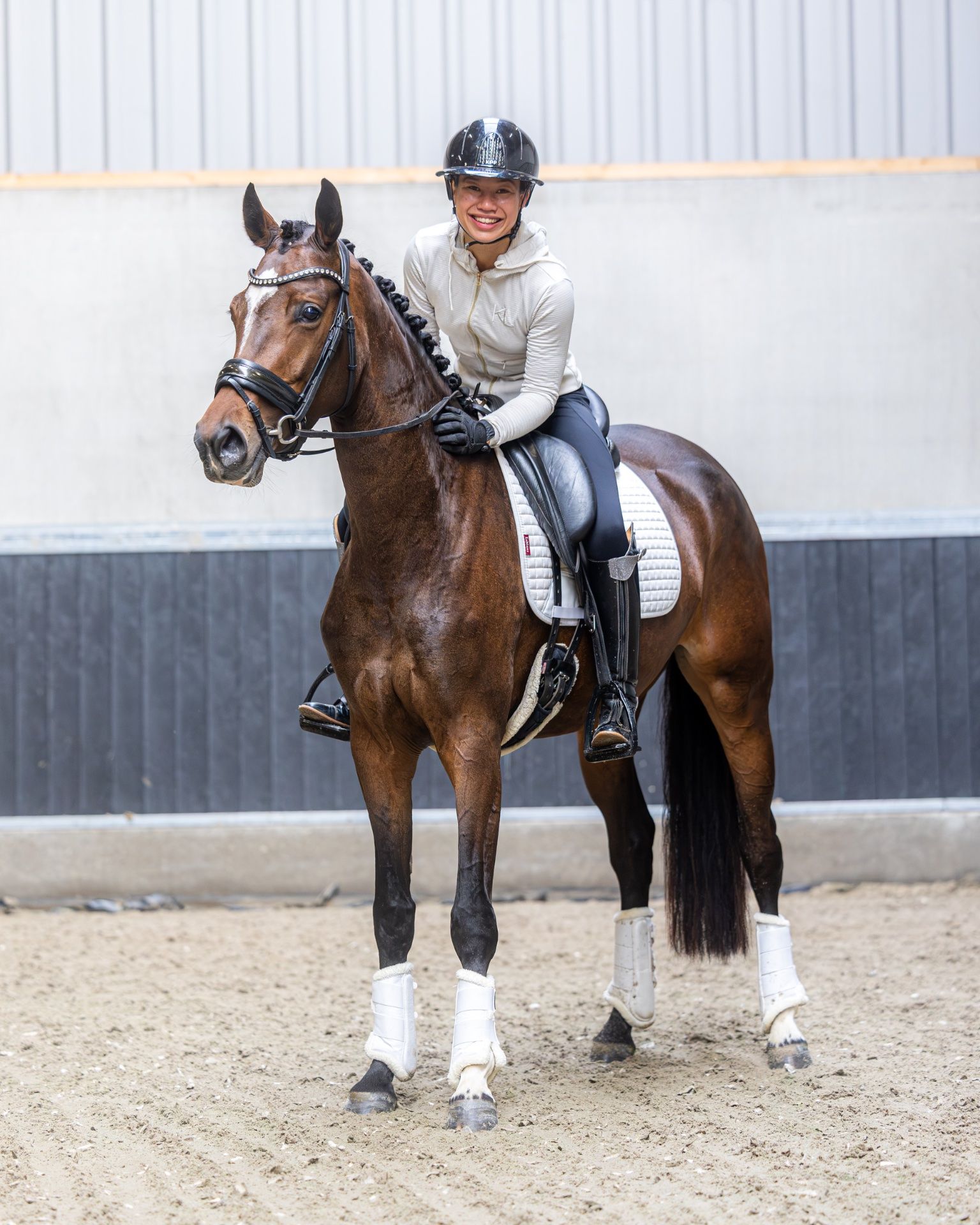dressuurpaard merrie 3 ans bruin à vendre - Photo 4