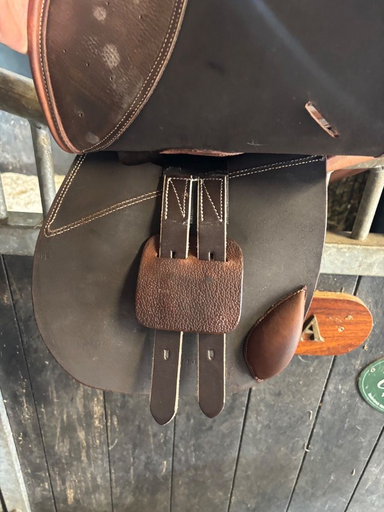 GUY CANTIN Educative Saddle Havana 16 inch - Foto 5