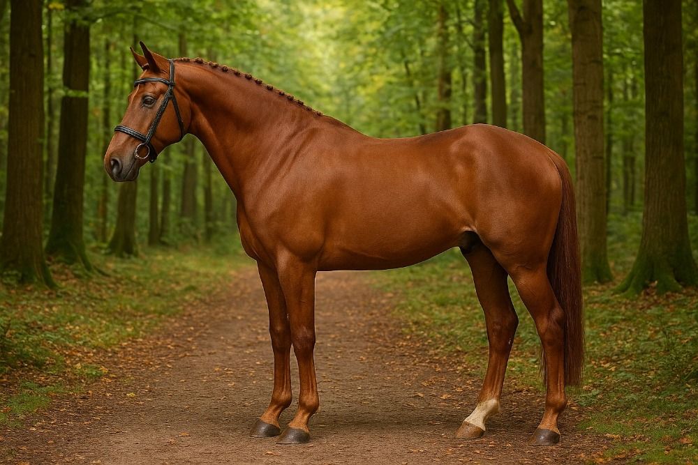 KWPN springpaard Ruin 4 jaar Vos te koop - Hoofdfoto
