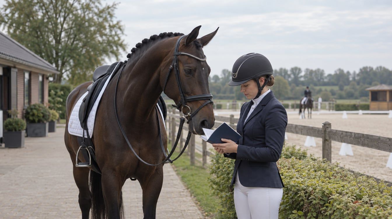 Uw eerste KNHS-wedstrijd: startpas en paard goed voorbereiden