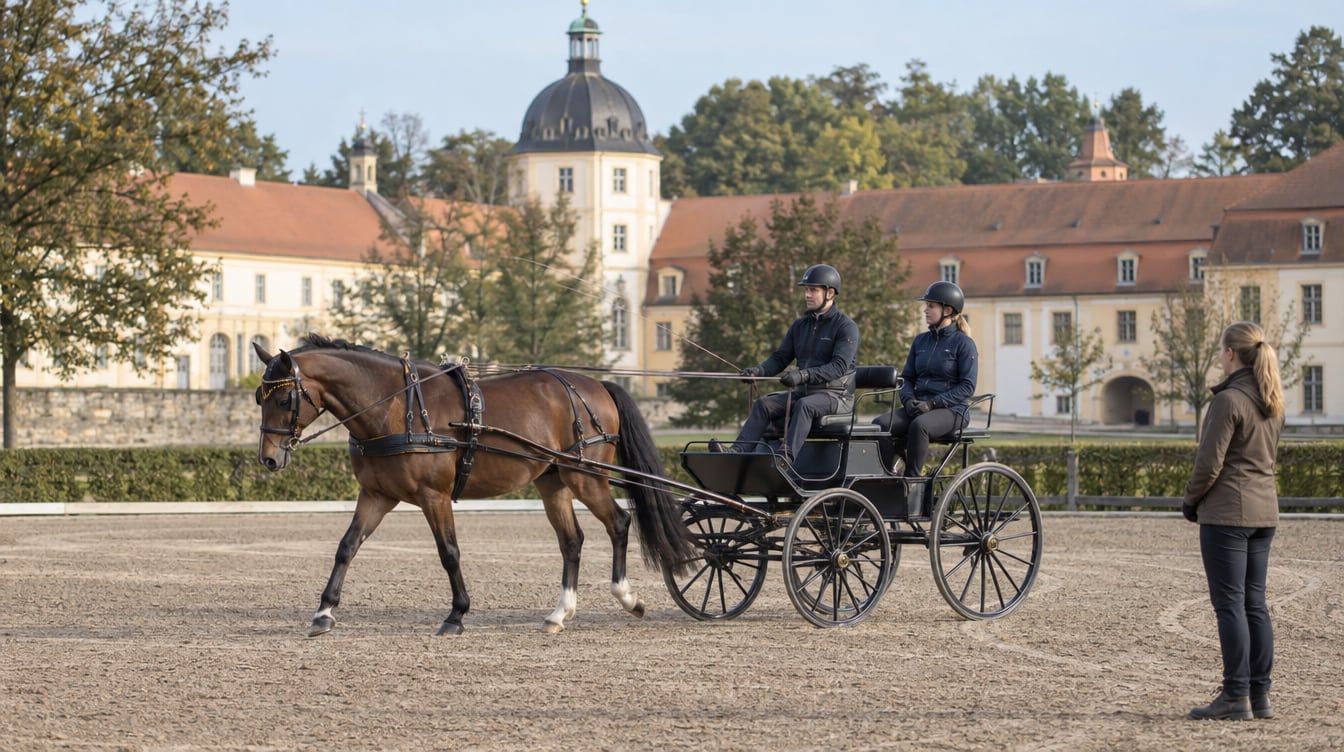 Fahrpferde aus Moritzburg: Was sagt die Championatsteilnahme aus?