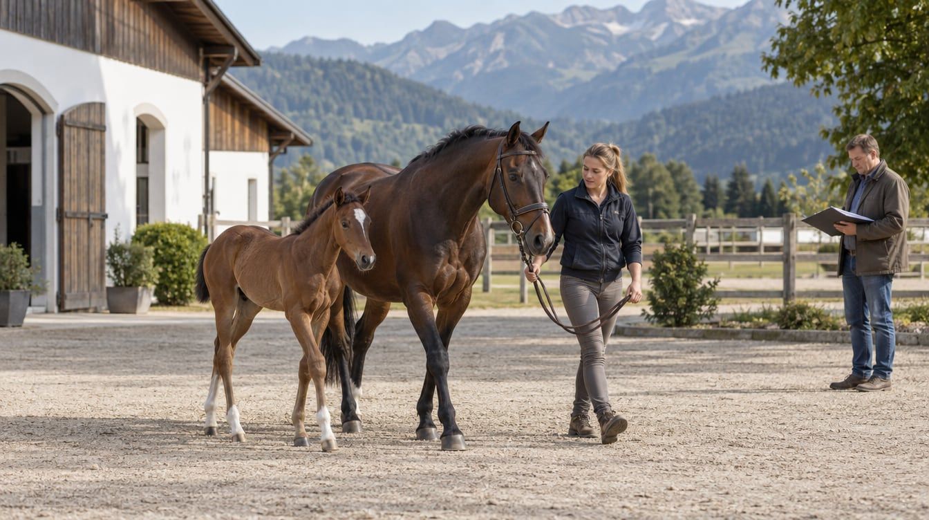 Fohlen in Österreich kennzeichnen: Was vor dem Termin bereitliegen sollte