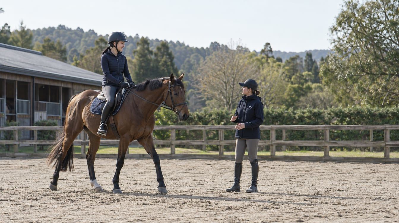 乗馬技能認定はどう活かす？自馬を迎える前の練習目標の立て方